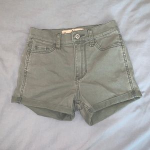 Hollister Olive Green Shorts SIZE 00